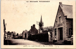22 LANVOLLON - La Rue De La Mairie - Lanvollon