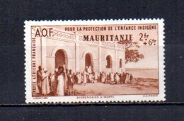 Mauritania  1942  .-  Y&T  Nº     7      Aéreo - Usati