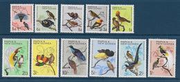 PAPUA NEW GUINEA - YVERT N° 62/72 ** MNH - COTE = 45 EUR. - FAUNE ET FLORE - OISEAUX - Papua Nuova Guinea