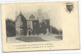 1 Postcard Other-Cornwall Lewarne House. The Residence Of H.B Grylls - Otros