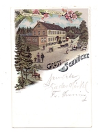 0-6054 GEHLBERG, Gruss Von Der Schmücke, Lithographie 1900 - Arnstadt