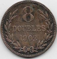 Guernesey - 8 Doubles - 1902 - TTB - Guernsey