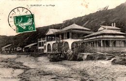 SURCOUF (Aïn-Taya En Algérie) - La Plage (avec Des Pêcheurs à La Ligne) - Carte De 1908 En  Très  Bon état - 2 Scans - Sidi-bel-Abbès