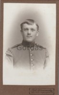 Germany - Neu Ulm - Military - Photo Borowansky - 60x110mm - Man With Moustache - Neu-Ulm