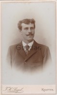 Germany - Kempten - Photo Siegel - Siecle 19 - 60x110mm - Man With Moustache - Kempten