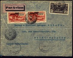 A.E.F - 1936 - Paire N° 26 Sur Enveloppe De Pointe-Noire Vers Saint-Nazaire (FR) - B/TB - - Covers & Documents