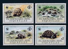 WWF -  ZIL ELWANNYEN SESEL  - TURTLES - 1985  - 4  V. -MNH  - - Nuovi