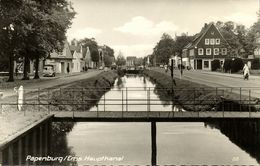 PAPENBURG, Ems, Hauptkanal (1950s) AK - Papenburg