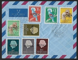 1962 - NEDERLANDS NIEUW-GUINEA - Cover UNTEA Surcharge + HOLLANDIA - Nederlands Nieuw-Guinea