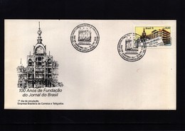 Brazil 1991 Newspaper FDC - Lettres & Documents