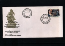 Brazil 1990 Newspapers FDC - Lettres & Documents