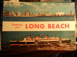 19099) GREETINGS FROM LONG BEACH NON VIAGGIATA - Long Beach