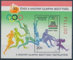 ** 1985 90 éves A Magyar Olimpiai Bizottság Ajándék Blokk (26.000) - Autres & Non Classés