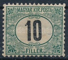 * 1903 Portó 10f (25.000) (pici Falcnyom és Enyhe Törés / Light Fold, Tiny Hinge Remainder) - Autres & Non Classés