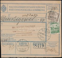 1918 OKT. 26. Postai Utalvány Arató 5f + 20f Bérmentesítéssel 'ÓPÁVA' - Autres & Non Classés