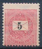 * 1889 5kr Erős Elfogazással - Autres & Non Classés