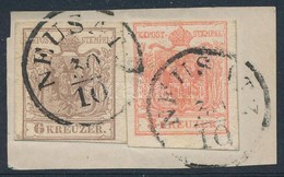 1850 3kr + 6kr 'NEUSATZ' - Autres & Non Classés