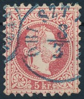 O 1867 5kr Kék ,,ŐRI SZT. P(ÉTER)' (Gudlin 800 Pont) - Autres & Non Classés