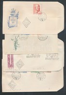 1960 Arcképek (II.) 11db Vágott Bélyeg Futott FDC-n Is (8.600) - Autres & Non Classés