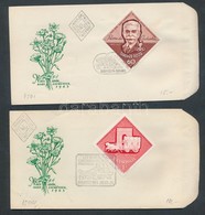 1963 Nagy Idők - Nagy Események 2db Vágott Bélyeg FDC-n (3.600) - Autres & Non Classés