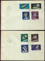 1964 Az űrkutatás Eredményei (I.) Vágott Sor 2db FDC-n (3.500) - Autres & Non Classés