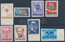 ** 1965 Évfordulók - Események (III.) Vágott Sor (10.000) / Mi 2122-2183 Imprforate Set - Other & Unclassified