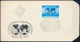 1965 Évfordulók - Események (III.) - Varsói Szakszervezeti Világkongresszus Vágott Bélyeg FDC - Autres & Non Classés