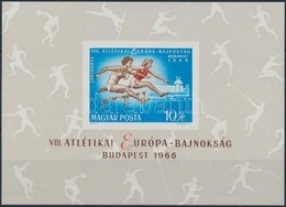 ** 1966 Atlétika EB Vágott Blokk  (4.000) - Other & Unclassified