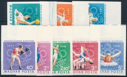 ** 1970  Magyar Olimpiai Bizottság (I.) ívszéli Vágott Sor (3.500) - Autres & Non Classés