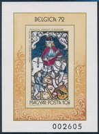 ** 1972 BELGICA Vágott Blokk (5.000) - Other & Unclassified