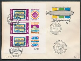 1977 Bélyegbemutatók Vágott Blokk FDC-n (4.000) - Autres & Non Classés