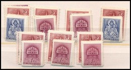 ** 1939 7 Db Templom (I.) Sor (10.500) - Andere & Zonder Classificatie