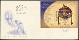 2001 Magyar Szent Korona Blokk 2 Db FDC - Sonstige & Ohne Zuordnung