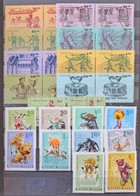 ** Csere-berakó, 1965 és 1970 Közötti Sorok Több Példányban, összefüggésekben 20 Lapos Közepes KABE Berakóban - Used Stamps