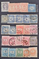 O 1868-1908 300 Db Klasszikus Bélyeg, Közte 1900, 1906, 1908 1-1 Teljes Sor,  6 Lapos Kis Berakóban - Used Stamps