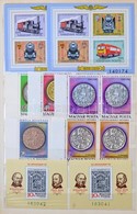 ** 1979-1981 Gyűjtemény 2 Példányban, Hozzá Kevés ENSZ, 10 Lapos Közepes Schaubek Berakóban - Used Stamps