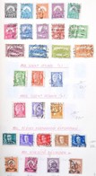 O Alapgyűjtemény 1900-1944 + 1960-1968 Házi Készítésű Lapokon, Iratrendezőben - Used Stamps
