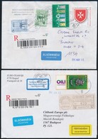 20 Db Modern Nagyrészt Ajánlott üzleti Levél érdekes Bérmentesítésekkel - Used Stamps