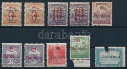 * Kis Megszállási Tétel Bodor Vizsgálójellel, 10 Db Bélyeg (5.500) (vegyes Minőség / Mixed Quality) - Used Stamps