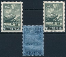 ** 1955-1957 Alumínium, Repülő Záróérték 2 Db (7.400) - Used Stamps
