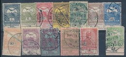 O 12 Klf Árvíz Bélyeg + Turul 5f Alul Kettős Fogazás - Used Stamps