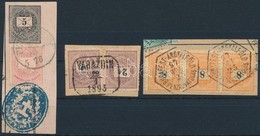 3 Db Krajcáros Kivágás - Used Stamps