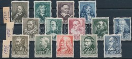 ** Hollandia 1937-1939 Kultúráért és Szociális Jólétért Sorok Stecklapon (Mi EUR 134,-) - Altri & Non Classificati