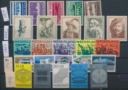 ** Hollandia 1937-1939 Kultúráért és Szociális Jólétért 11 Db Sor 2 Db Stecklapon (Mi EUR 114,80) - Autres & Non Classés