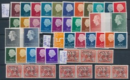 ** Hollandia 1940-1971 Forgalmi Bélyegek, összefüggések 2 Db Stecklapon (Mi EUR 171,-) - Sonstige & Ohne Zuordnung