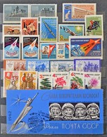 ** Szovjetunió 1962-1965 19 Db Bélyeg + 63 Klf Sor + 10 Db Blokk, 8 Lapos Közepes Berakóban (Mi EUR 308,60) - Other & Unclassified