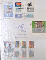 ENSZ 100 Db FDC 2 Db Rendezőlapon + Tasakban - Other & Unclassified