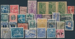 * O 30 Db Papírráncos Bélyeg 19 Különböző Országból / 30 Stamps With Paper Crease From 19 Different Countries - Autres & Non Classés