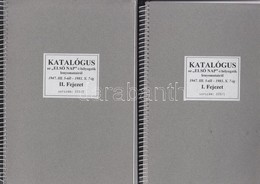 Katalógus Az 'Első Napi' Bélyegzők Lenyomatairól 1947. III. 5-től - 1983.X.7-ig. 2 Kötet, Fűzve / FDC Specialised Handbo - Other & Unclassified