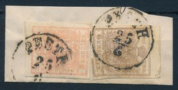 1850 3kr + 6kr ,,PESTH' - Sonstige & Ohne Zuordnung